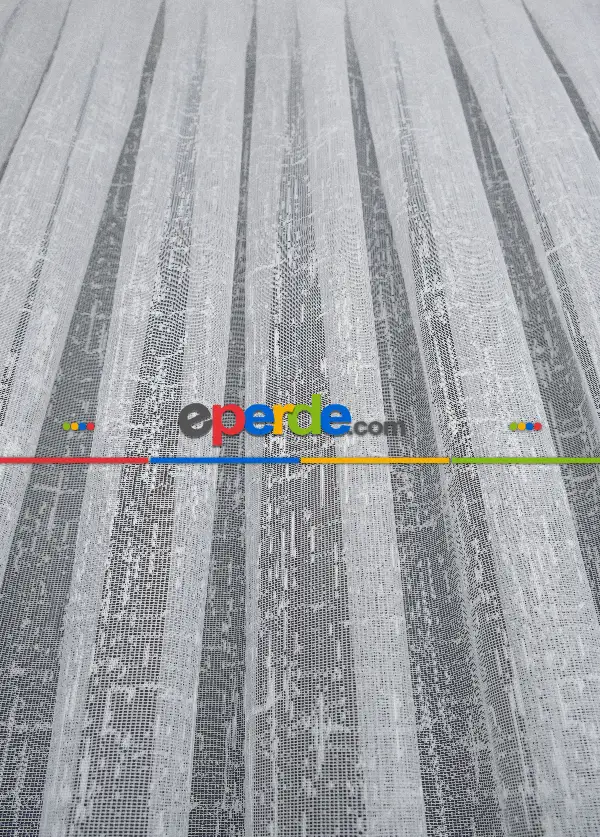 Taç Pırlanta Örme Tül Ekru