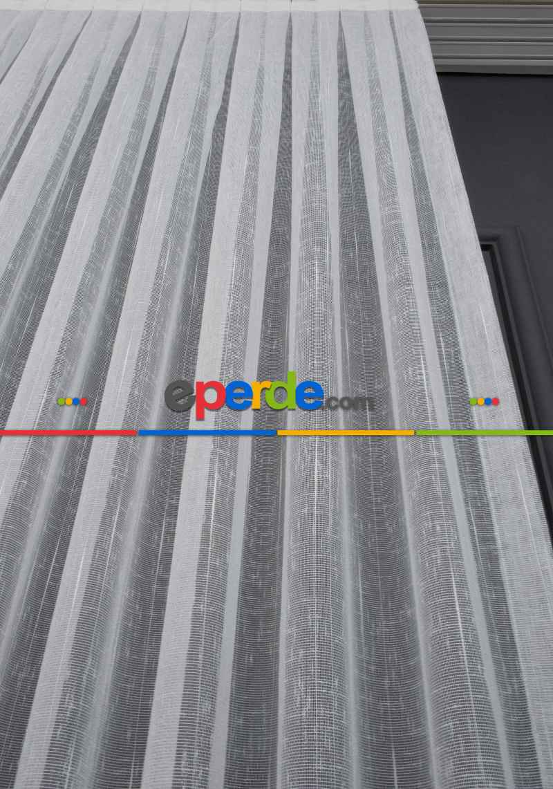 Genç Odası - Natural Keten Tül 1.kalite Ütü İstemez