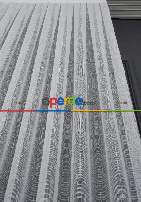 Genç Odası - Natural Keten Tül 1.kalite Ütü İstemez