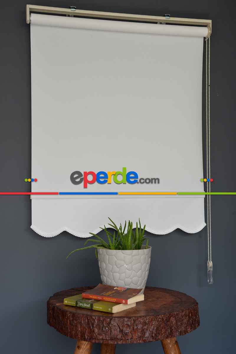 Halim Perdesan Pm-100 Beyaz Renk Panama Serisi Mat Stor Perde