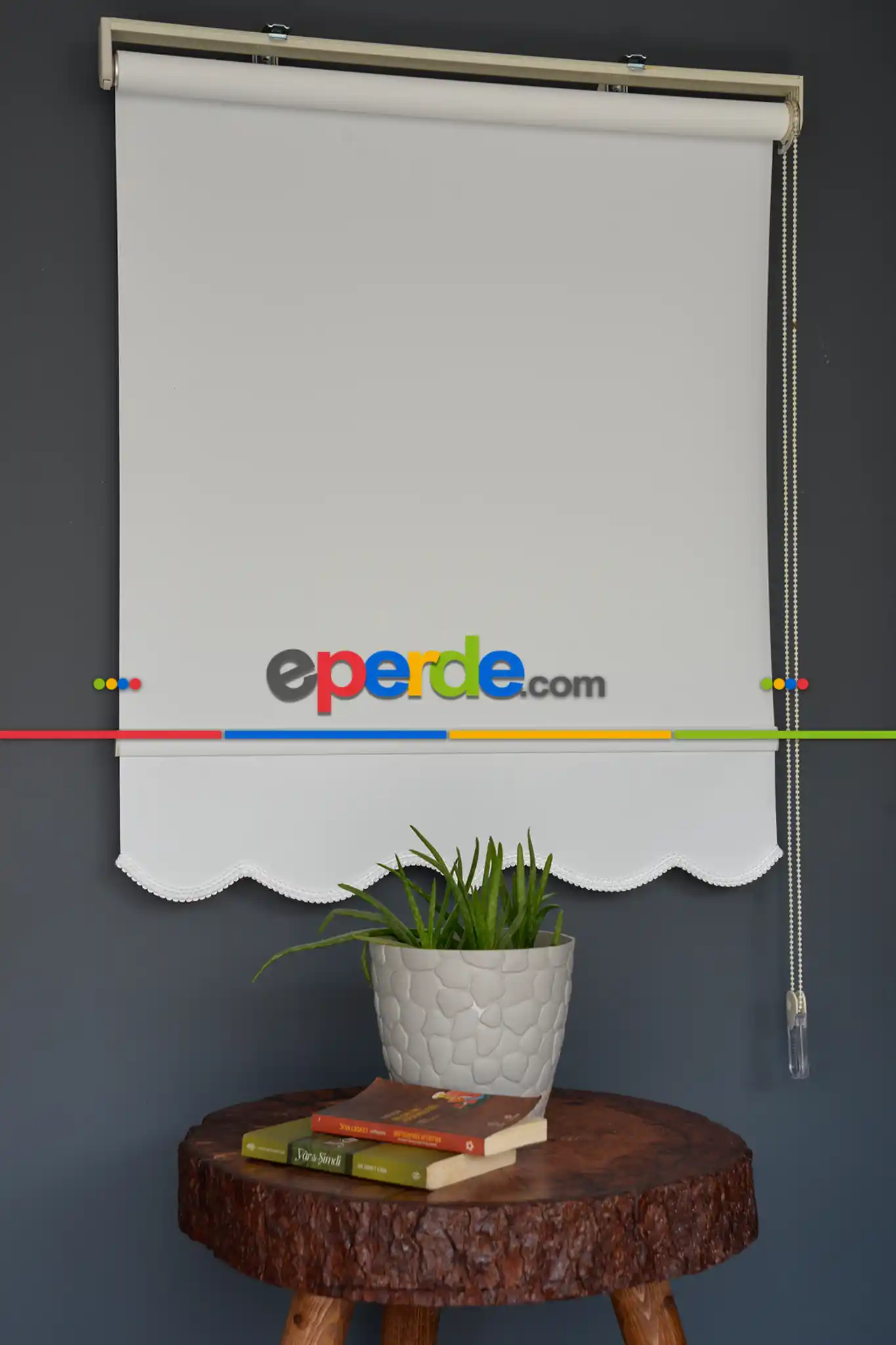 Halim Perdesan Pm-100 Beyaz Renk Panama Serisi Mat Stor Perde