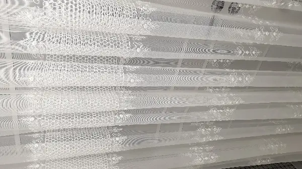 Yatak Odası - Bambu Petek İşleme Ütü İstemez Kırışmaz Tül