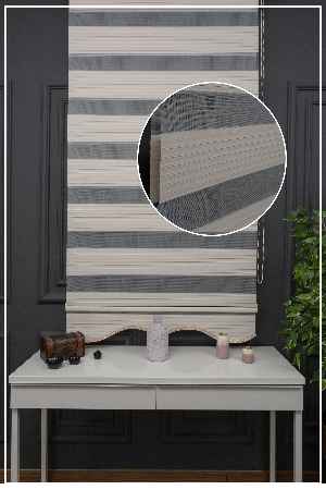 Zebra Perde - Geniş Pileli Zebra Perde