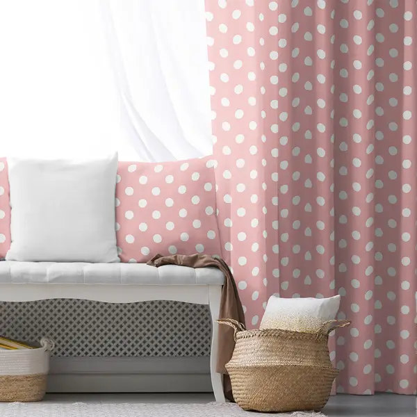 Çocuk Odası - Çocuk Fon Perde Evim1616-12 Kumaşı Kalındır Duck Bezi Değildir- Mavi-beyaz