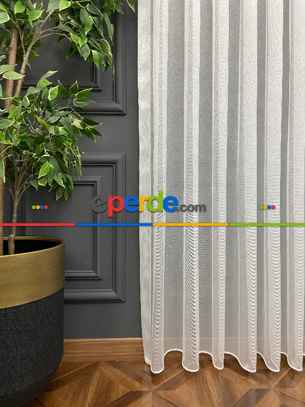 Mutfak - Monalisa Zırh 2021 Dökümlü Tül- Ekru