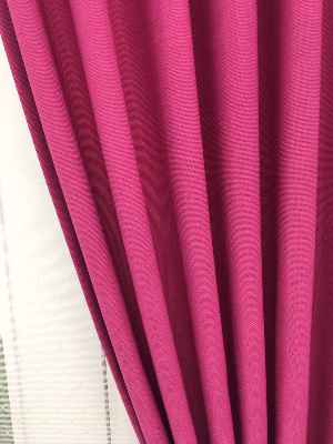 Fuşya Renk Düz Fon Perde- Fuşya