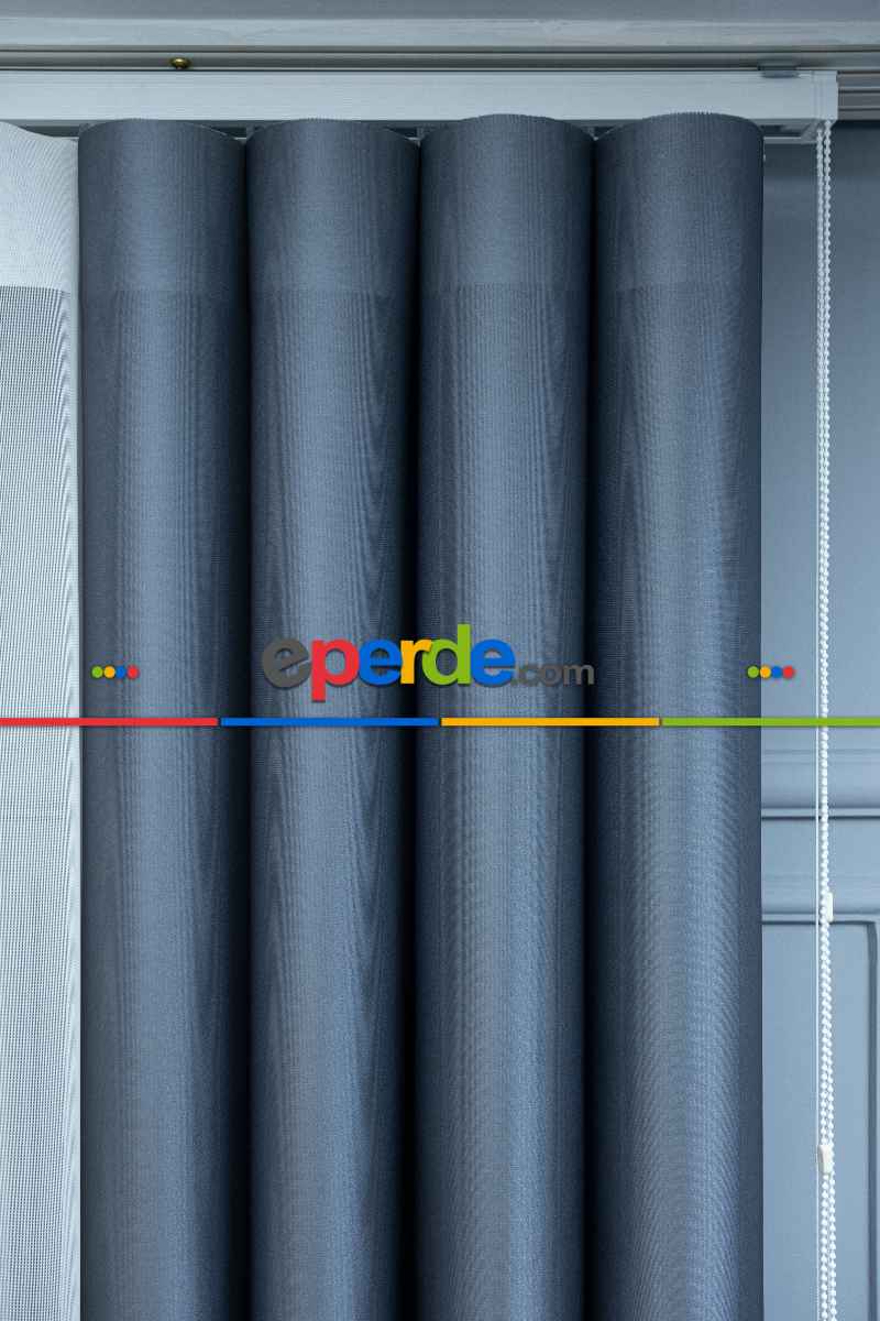 Lens Akıllı Dikey Tül Perde Koza-35- Çok Renkli 2