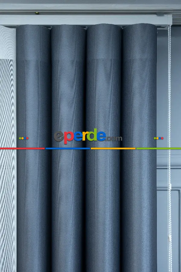 Lens Akıllı Dikey Tül Perde Koza-35- Çok Renkli 2