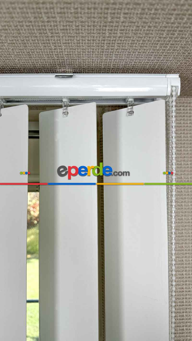 Ekru Pvc Dikey Perde, Dikey Stor Perde