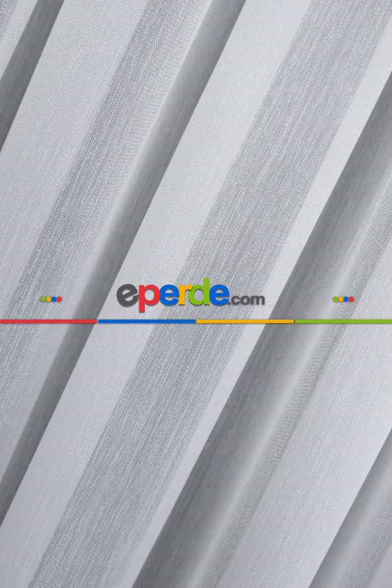 Genç Odası Bambu Keten Görünümlü Hafif Armür Desen Tül Perde - Ütü İstemez 1.kalite (dikim Ücreti Fiyata Dahildir)