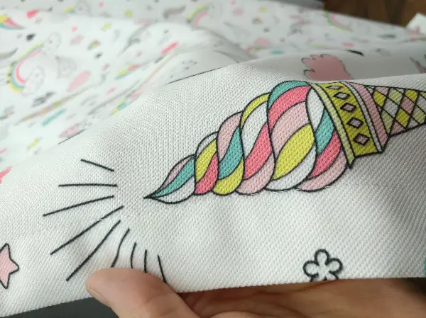 Bebek Odası Fon - Unicorn Desenli Fon Perde Evm681 Kumaşı Kalındır Duck Bezi Değildir- Siyah