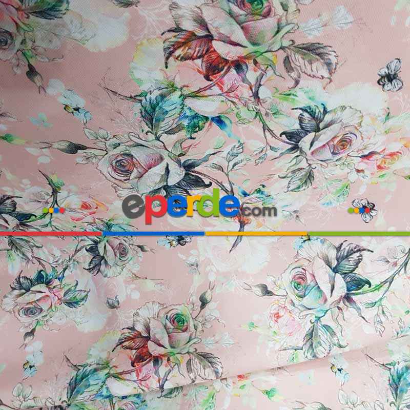 Mutfak Fon Perde- Beyaz