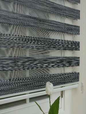 Salon Zebra Perde - Fırsat!!! Lüx Bambu Zebra Perde Ahşap Görünümlü -füme- Füme