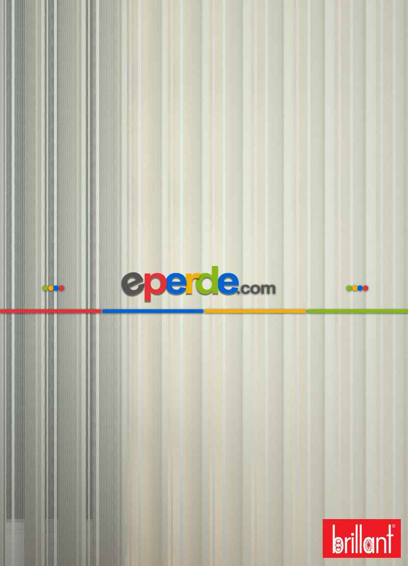 Brillant Akıllı Tül Perde Ekru Renkli Tül Dikey Zebra Perde Düz 1. Kalite