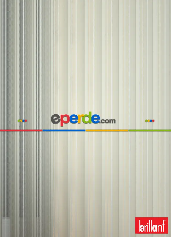 Yatak Odası - Brillant Akıllı Tül Perde Ekru Renkli Tül Dikey Zebra Perde Düz 1. Kalite