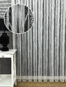 Şantuk İplikli Düz Tül - Ütü İstemez - Kurşunlu Tül