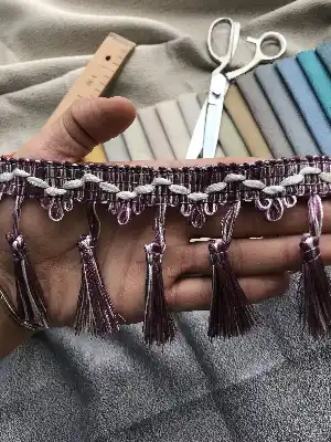 Trend Saçak Serisi Ps-30- Krem-mürdüm