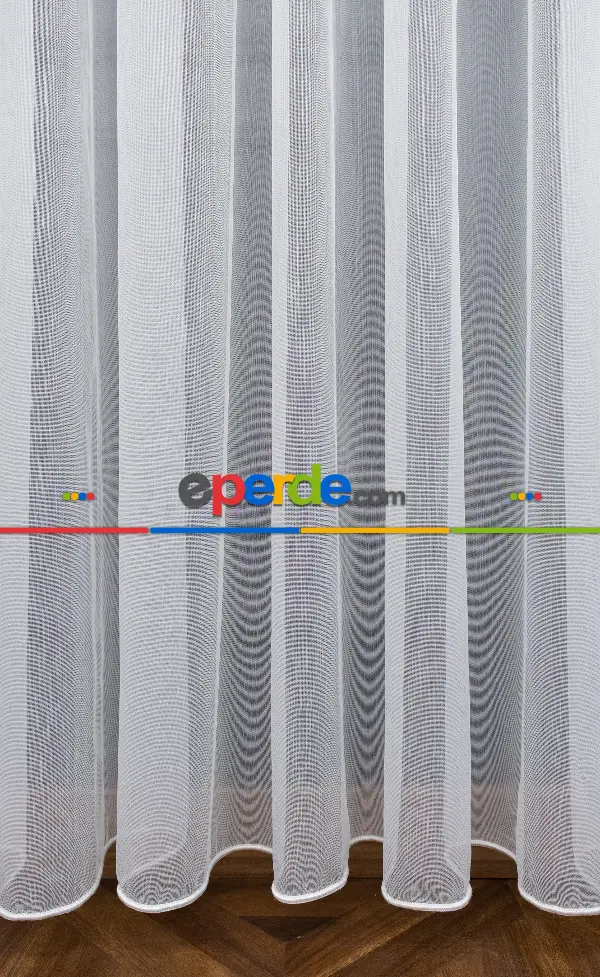 Bambu Düz Tül - Kurşunlu Tül