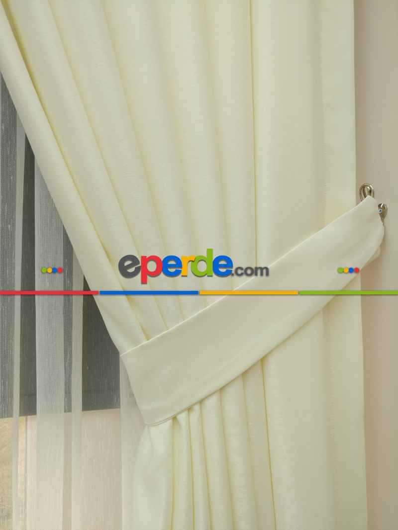 Soft Krem Fon Perde (150)- Krem