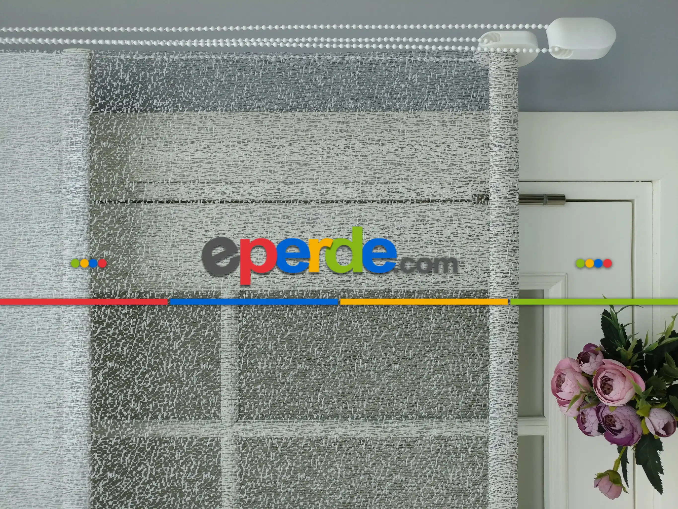 Çiftli Sistem Dantel Stor- Siyah-gri-füme-antrasit