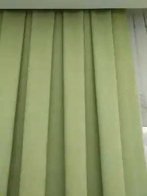 Yeşil Düz Fon Perde 180cm En- Açık Yeşil