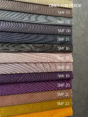 Brillant Akıllı Tül Perde, 20 Farklı Renkli Tül Dikey Zebra Perde 1. Kalite