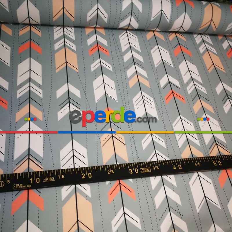 Pop Art Fon Perde K395 P - Kumaşı Kalındır Duck Bezi Değildir.- Beyaz-Bej-Pembe-Çok Renkli-Gül Pembe