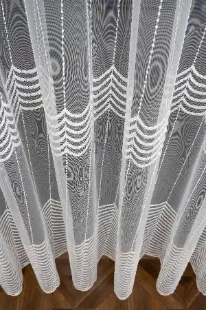 U Çizgi Ugenç Tasarım Spor İşlemeli Tül