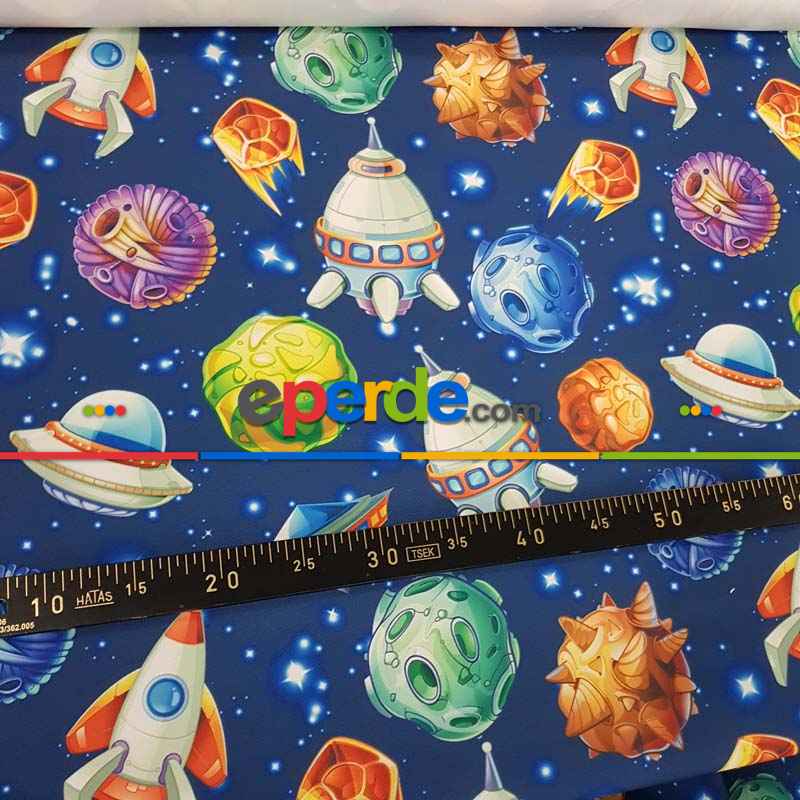 Çocuk Odası Fon Perde Evm383 _c - Kumaşı Kalındır Duck Bezi Değildir.- Lacivert-Mavi-Çok Renkli