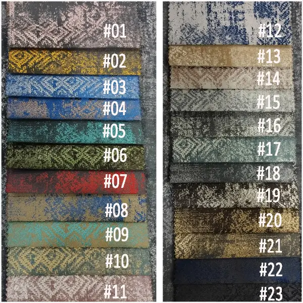 Yatak Odası - Geniş Enli Jakarlı Dokuma Salon Yatak Odası Lüks Perdeler 33 Renk Seçenekli