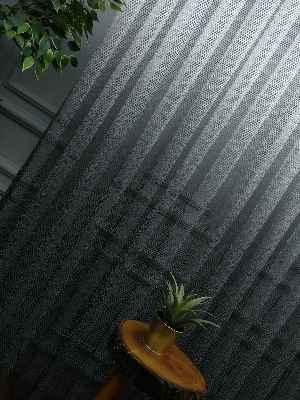 Degrade Geçişli File Tül 1.kalite Son Trend !!!- Ekru-Antrasit