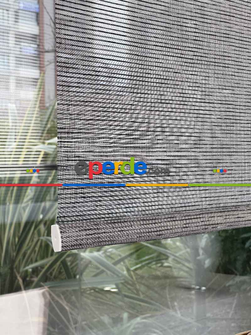 Çiftli Sistem Tül Stor Perde, Standart Metal Kasalı Yüksek Kalite Kornişe Kolay Montaj Seçenekli