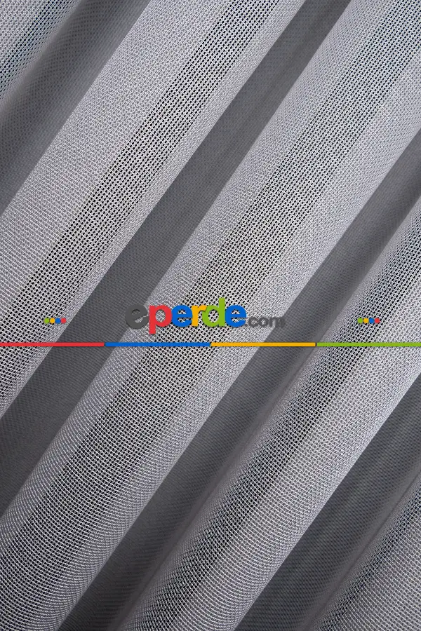 Yatak Odası - Açık Gri Renkli Kedi Tırmalamalarına Dayanaklı Tül Perde