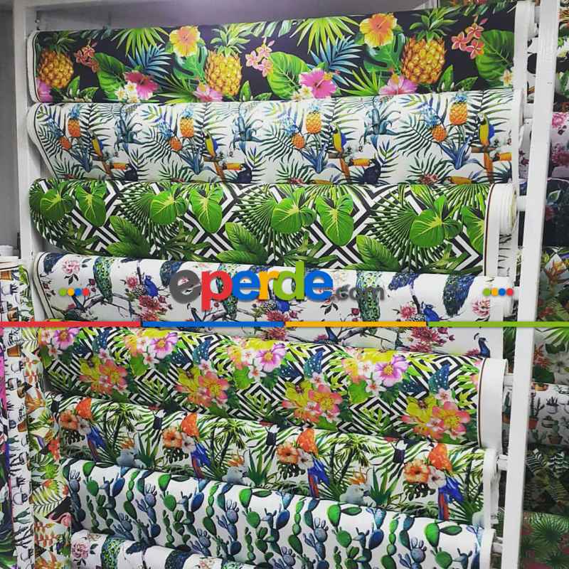 Uzay Desenli Fon Perde K734 Kumaşı Kalındır Duck Bezi Değildir.- Mavi-Sarı-Pembe-Mor