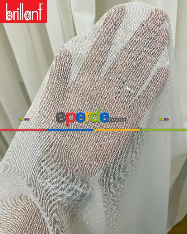 Brillant Balık Sırtı Desen Tül Orjinal 1. Kalite