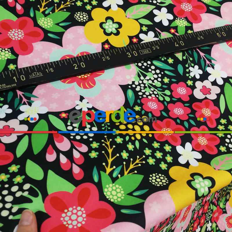 Mutfak Fon Perde- Siyah