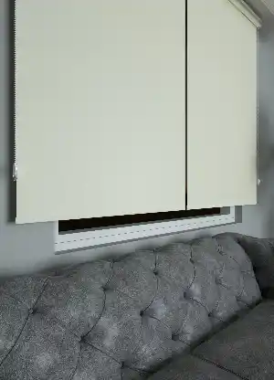Ekru Düz Yıkanabilir Polyester 1.kalite Stor Perde