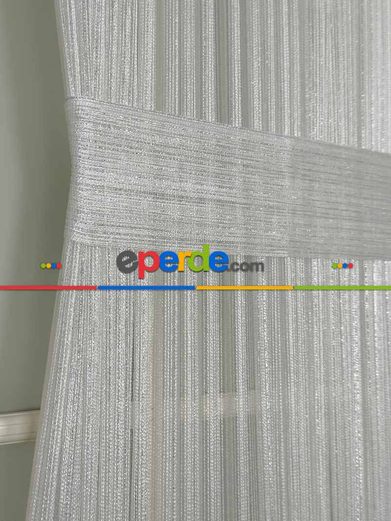 2025 Yeni Sezon Grz Gümüş Simli Briz Tül Perde