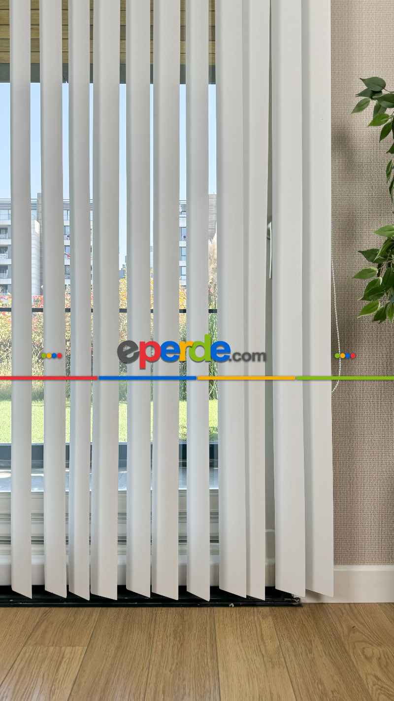 Ekru Pvc Dikey Perde, Dikey Stor Perde