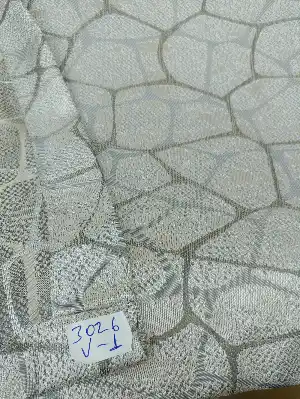Taş Desenli Jakar Fon Perde (285 En-