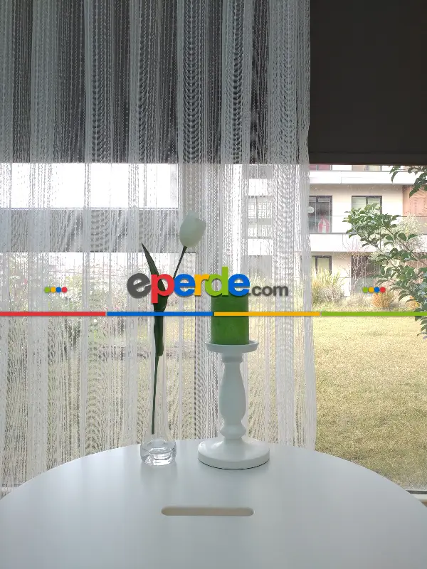 2021 Tül Perde- Ekru