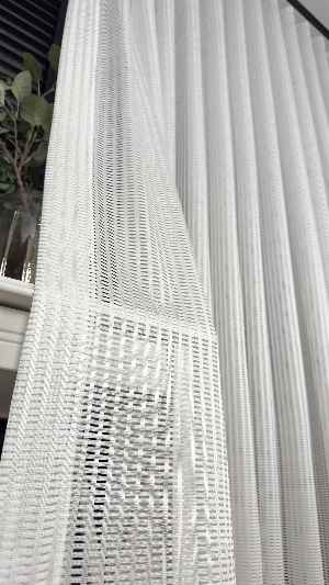 Ekru File Tül Perde, Ağır Gramajlı Premium Seri