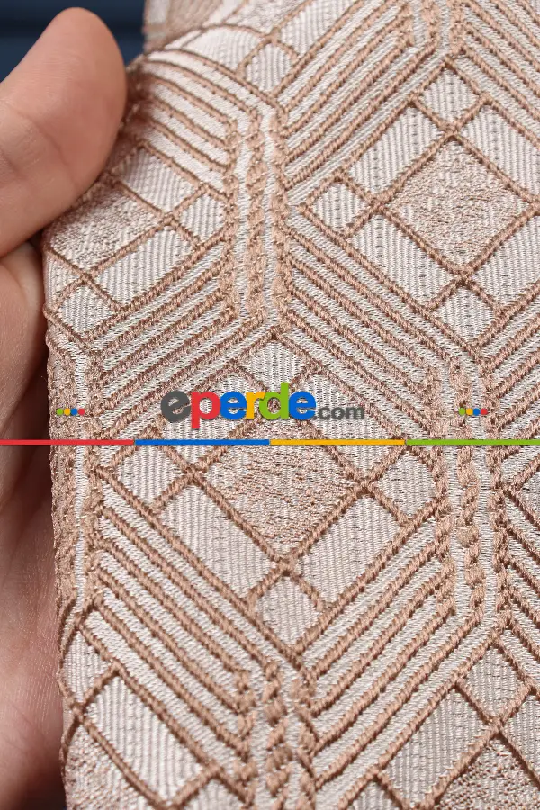 Yatak Odası Fon Perde - S Pile Dökümlü Jakar Dokuma Fon Perde