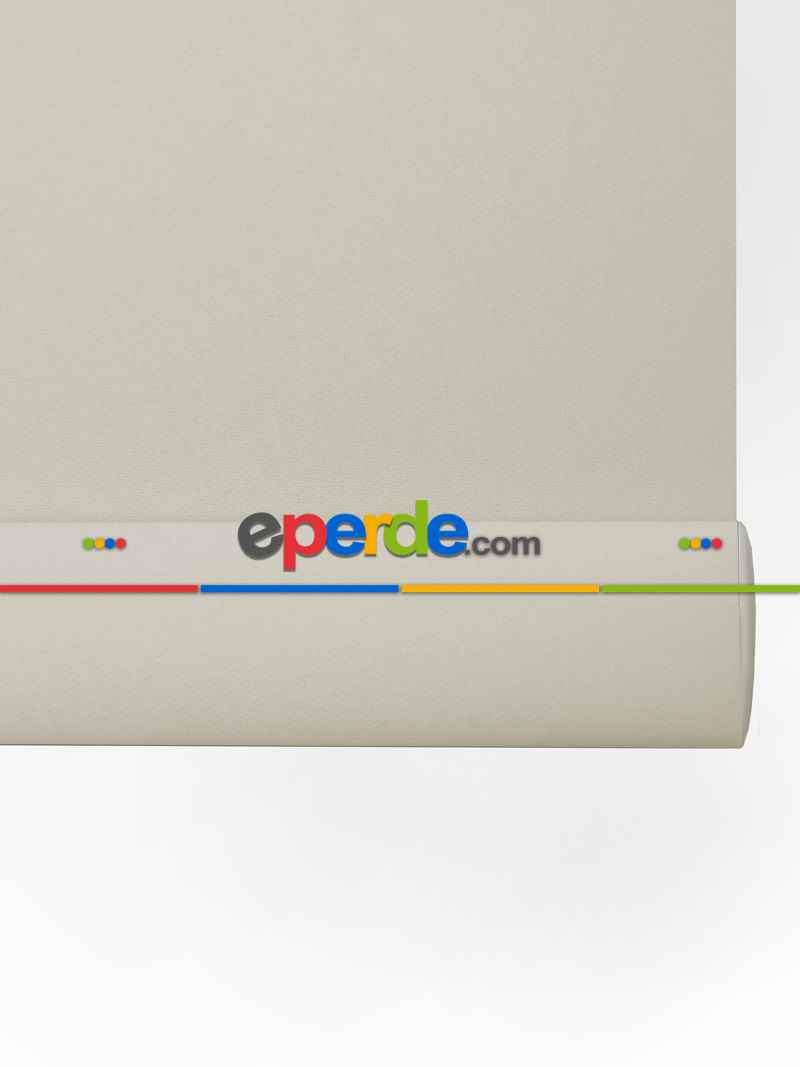 Krem Stor Perde Düz Seri (polyester Saten)- Krem