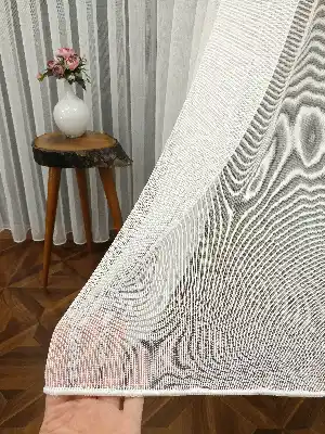 Agır Gramajlı Kücük Delikli File Tül 100cm X 265cm 