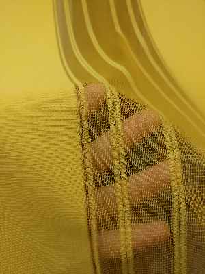 2021 Sezonu - Tül Dikey Zebra Perde - Stor Tül Perde Hepsi Birarada- Turuncu-ekru-hardal Sarısı