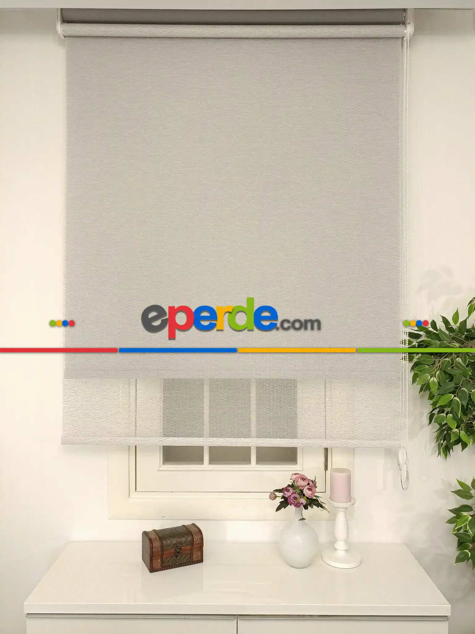 Tül Stor Yeni Sezon Elit Boğma Tül Beyaz Gri- Beyaz-gri Açık 214