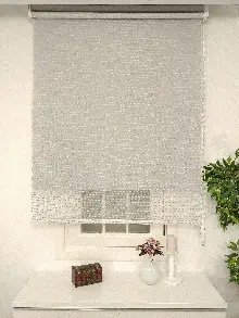 Oturma Odası - Tül Stor Yeni Sezon Elit Boğma Tül Beyaz Gri- Beyaz-gri Açık 214