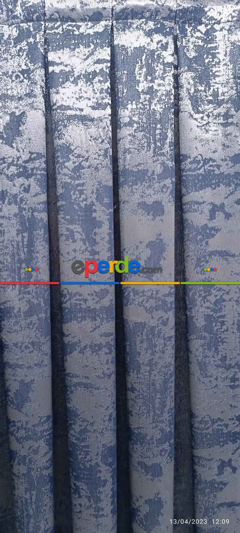 Oturma Odası -  2025 Elit Modern Desenli Fosforlu İplik Dokuma Fon Perde - 3