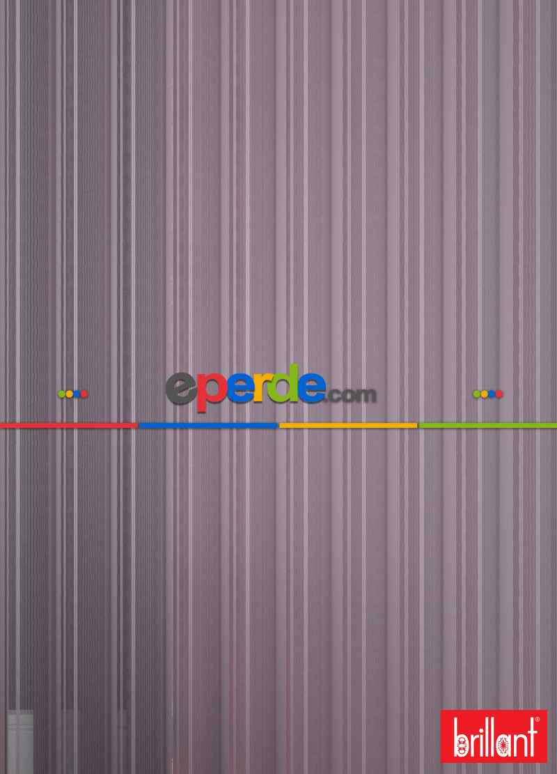 Brillant Akıllı Tül Perde Lila Renkli Tül Dikey Zebra Perde Düz 1. Kalite